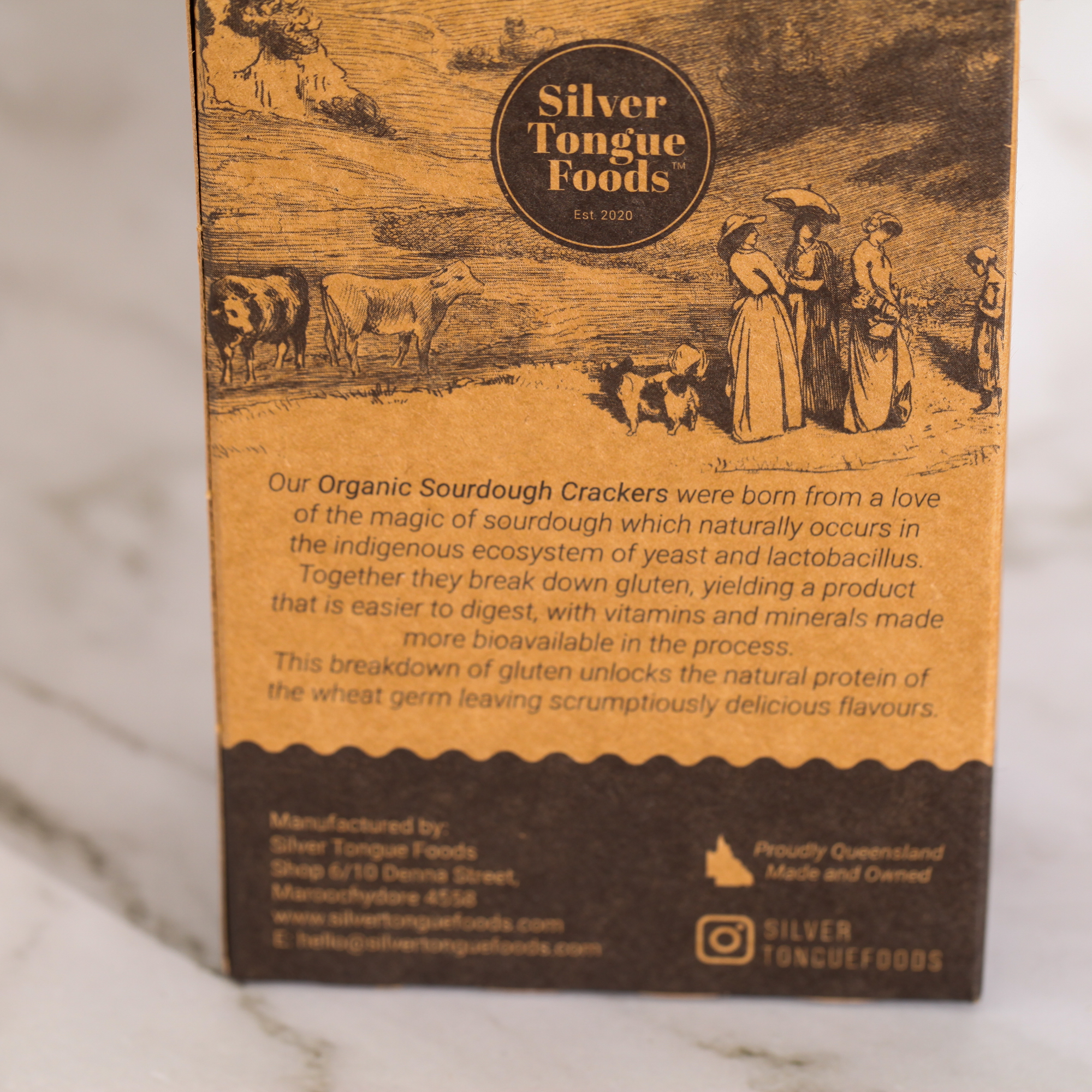 Celery Salt Sourdough Cracker - Silver Tongue